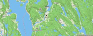 Kartutsnitt for koordinater 58.4164722, 6.6616693