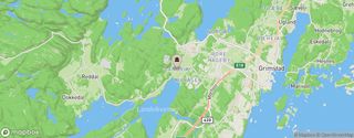 Kartutsnitt for koordinater 58.3410439, 8.5229143