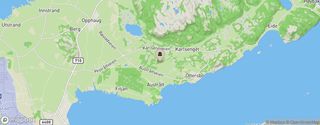 Kartutsnitt for koordinater 63.7121559, 9.745206